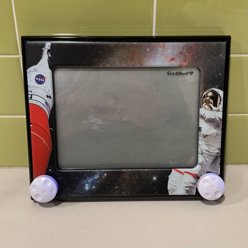 Used Limited Edition Etch A Sketch to commemorate NASA's 60th anniversary